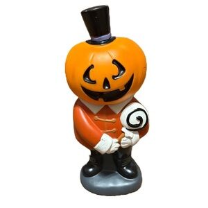 HYDE & EEK DAPPER PUMPKIN HEAD JACK O LANTERN LIGHT BLOWMOLD HALLOWEEN Lollipop